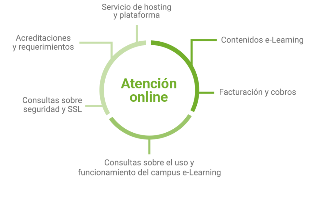 DGF Soporte Técnico Especializado Servicio Plataforma Acreditación Requerimientos Contenidos Elearning Factura Uso Seguridad